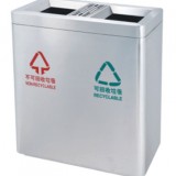 不銹鋼分類商場垃圾桶