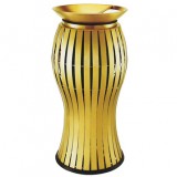 鼓形鈦金垃圾桶