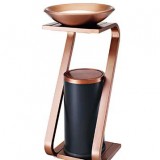 S型客房玫瑰金垃圾桶