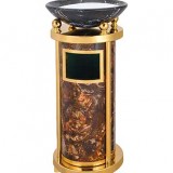 圓形酒店仿石垃圾桶