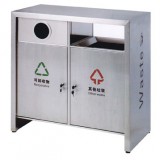 室外分類(lèi)雙筒環(huán)衛(wèi)垃圾桶