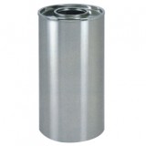 美式商場不銹鋼圓形垃圾桶