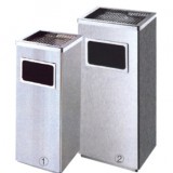 不銹鋼方形座地?zé)熁彝? width=