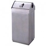 商場不銹鋼方形垃圾桶