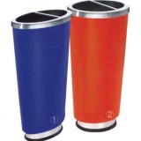 橢圓椎體鐵皮垃圾桶