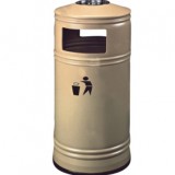 商場頂蓋帶煙灰缸鐵皮垃圾桶