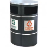 橢圓形分類鐵皮垃圾桶