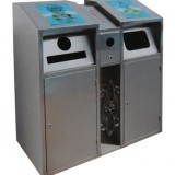 環(huán)衛(wèi)不銹鋼分類(lèi)垃圾箱