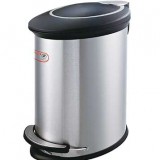 酒店房間不銹鋼腳踏式垃圾桶