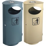 三角戶外鋼制果皮箱