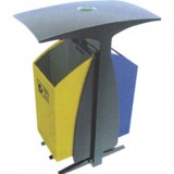 T型戶外分類垃圾桶