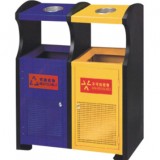 房產綠化沖孔鋼制垃圾桶