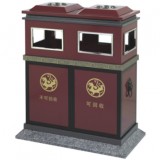 古典分類鋼制垃圾箱