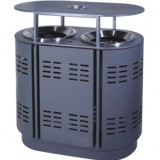 廣場環保分類鋼制垃圾箱