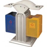 歐式戶外鋼制垃圾桶