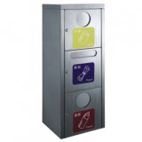 創(chuàng)意室內(nèi)立式不銹鋼分類垃圾箱