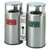 戶外不銹鋼分類環(huán)保桶