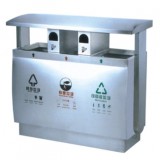 戶外不銹鋼分類環(huán)保垃圾桶