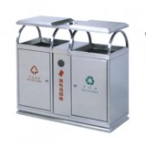 不銹鋼分類環保垃圾桶