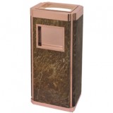 酒店玫瑰金座地煙灰桶