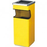 圓角方形鐵板垃圾桶