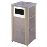 室內(nèi)方形不銹鋼果皮箱