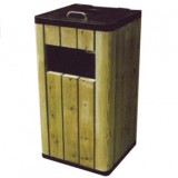 環保鋼木垃圾桶