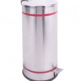 加厚304室內(nèi)腳踏式不銹鋼垃圾桶