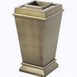 仿古銅鈦金垃圾桶