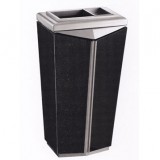 豪華酒樓烤漆鐵皮垃圾桶