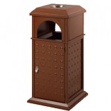 古典別墅型鋼制垃圾桶