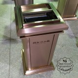 玫瑰金不銹鋼果皮箱容易被劃傷嗎?