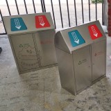 公共場合不銹鋼垃圾桶