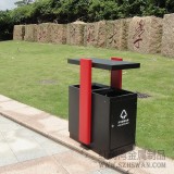 北京師范大學珠海分校戶外鋼制分類垃圾桶采購案例