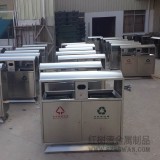 旅游景區不銹鋼分類垃圾桶擺放推薦位置