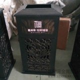 方形不銹鋼垃圾桶入駐海南三亞物業