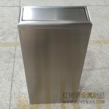 深圳騰訊小型室內搖蓋式不銹鋼垃圾桶采購案例