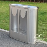 環保不銹鋼分類垃圾桶是什么樣的