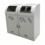 室內(nèi)組合式分類鋼制垃圾桶