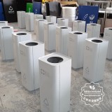 激光打標機在不銹鋼垃圾桶上的應用