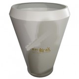 戶外物業噴塑不銹鋼花缽