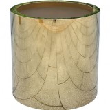 不銹鋼鏡面鈦金花筒花缽