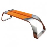 戶外庭院不銹鋼休閑椅長椅公園椅