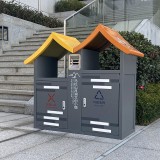 屋形不銹鋼分類垃圾桶實用與創意的完美結合