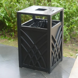 時光淬煉的美學(xué)容器戶外復(fù)古金屬垃圾桶的匠心之道