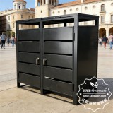 為花園披上得體的外衣定制一個(gè)240升金屬分類垃圾桶罩