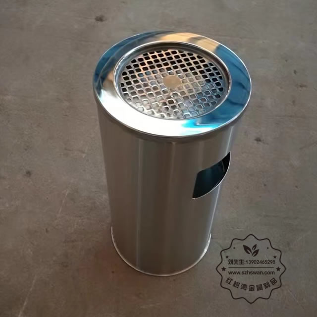 菊花格座地煙灰桶圖片001