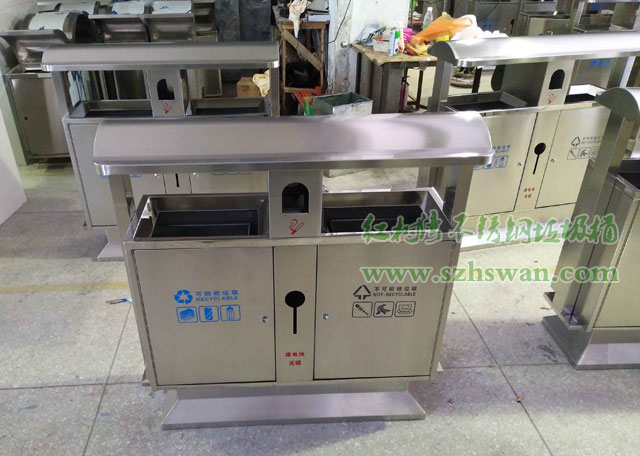 深圳分類不銹鋼垃圾桶供應商廠家實圖4