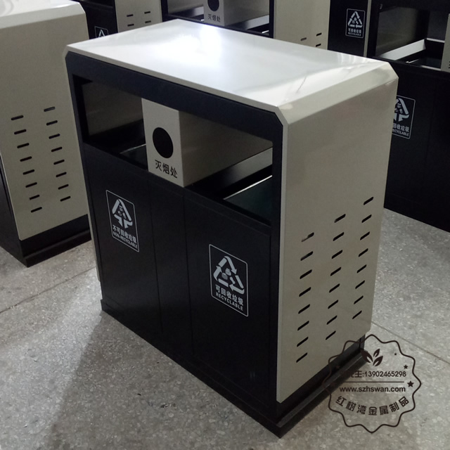 戶外不銹鋼垃圾箱003