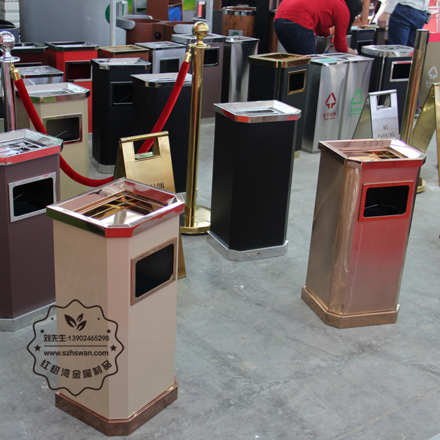 方形不銹鋼果皮箱圖片013